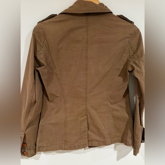 Comptoir des Cotonniers Brown Utility Jacket – Cotton Workwear Style – Size 36/S - Picture 6 of 11
